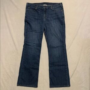 Womens Duluth Trading Co Size 16 Denim Blue Jeans 16x31